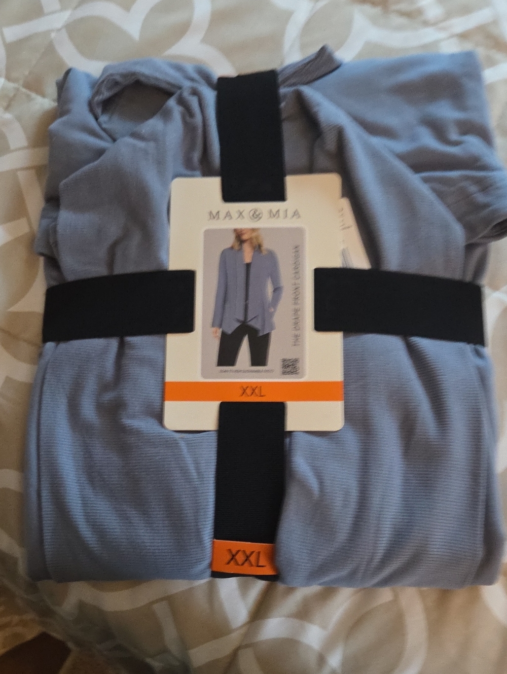 MIA Blue Draped Front Cardigan (4)